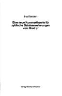 Eine neue Kummertheorie für zyklische Galoiserweiterungen vom Grad p²