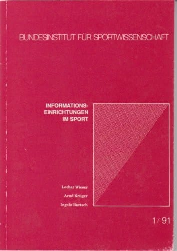 Informationseinrichtungen im Sport (German Edition)