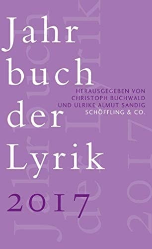 Jahrbuch der Lyrik 2017