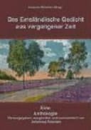 Das Emsländische Gedicht aus vergangener Zeit Eine Anthologie