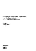 Ein Antiphilosophisches Experiment im 18. Jahrhundert: F.-J. Terrasse Desbillons (Mannheimer Anayltika [sic]) (French Edition)