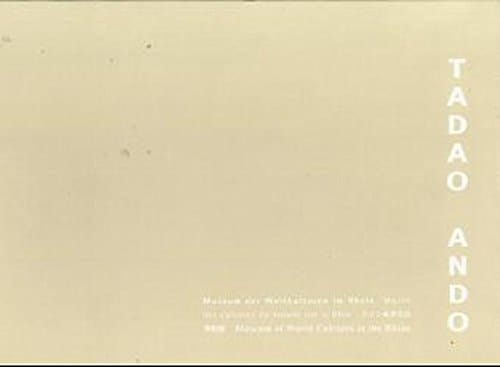 Tadao Ando: Museum of World Cultures in the Rhine