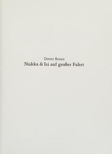 Nukka & Isi auf großer Fahrt