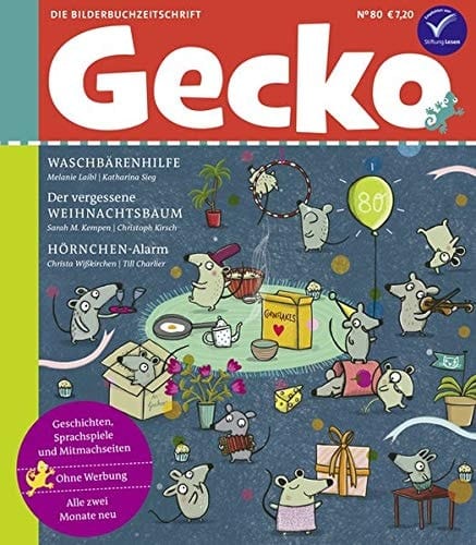 Gecko Kinderzeitschrift Band 80 Die Bilderbuchzeitschrift