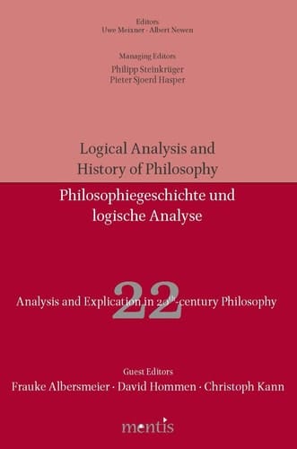 Analysis and Explication in 20th-century Philosophy