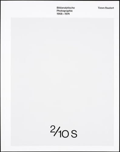 Bildanalytische Photographie 1968-1974
