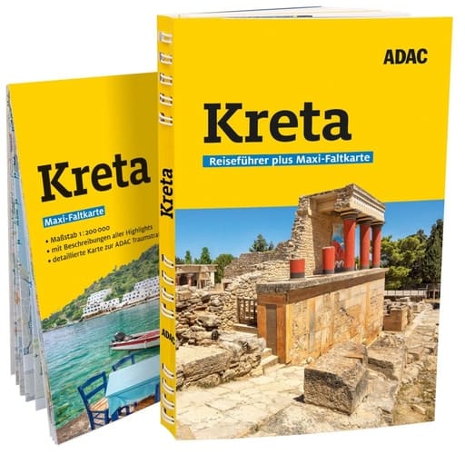 ADAC Reiseführer plus Kreta Mit Maxi-Faltkarte und praktischer Spiralbindung