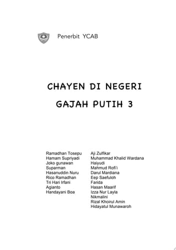 CHAYEN DI NEGERI GAJAH PUTIH 3