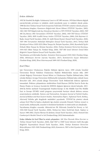 Türkiye Komünist Partisi’nin Bölünmesi 1928 – 1932 Komintern Dönemi TKP Tarihi - 3