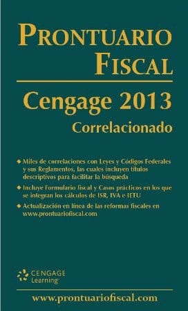 Prontuario fiscal Cengage 2013 correlacionado