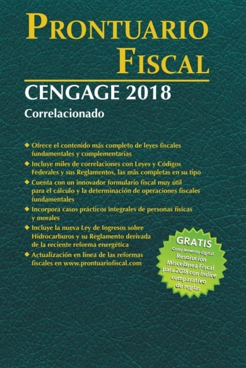 Prontuario Fiscal Cengage 2018