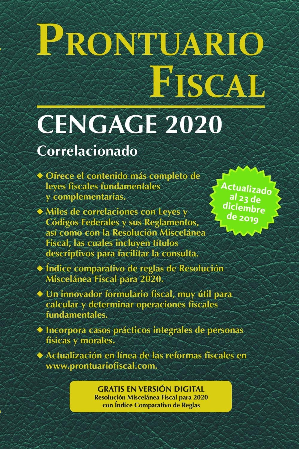 Prontuario Fiscal Cengage 2020