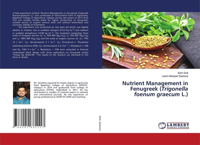 Nutrient Management in Fenugreek (Trigonella foenum graecum L.)
