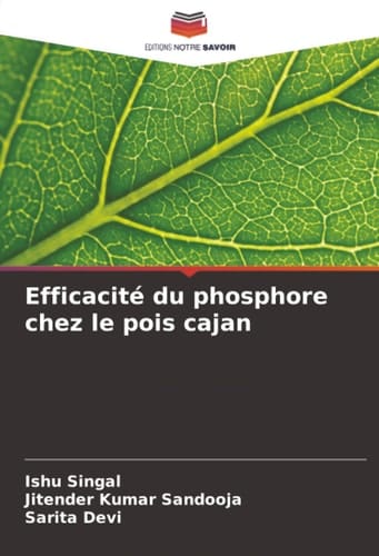 Efficacité du phosphore chez le pois cajan