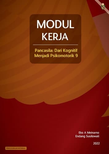 MODUL KERJA Pancasila: Dari Kognitif Menjadi Psikomotorik 9