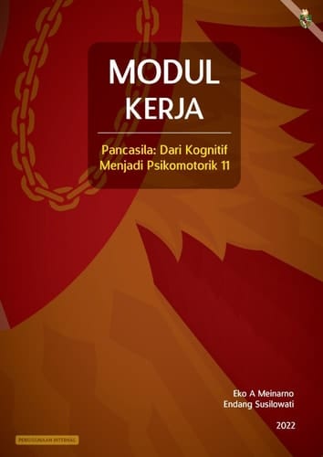 MODUL KERJA Pancasila: Dari Kognitif Menjadi Psikomotorik 11