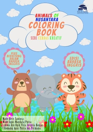 Animals of Nusantara Coloring Book Seri Cerdas Kreatif