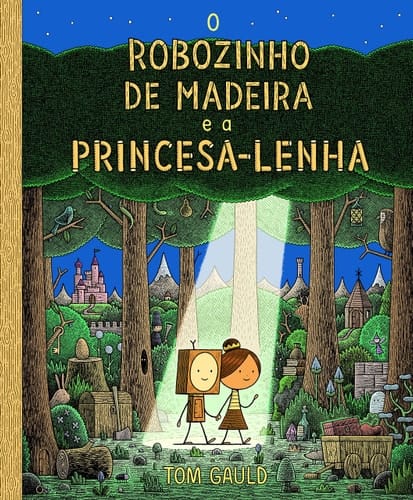 livro o robozinho de madeira e a princesa lenha