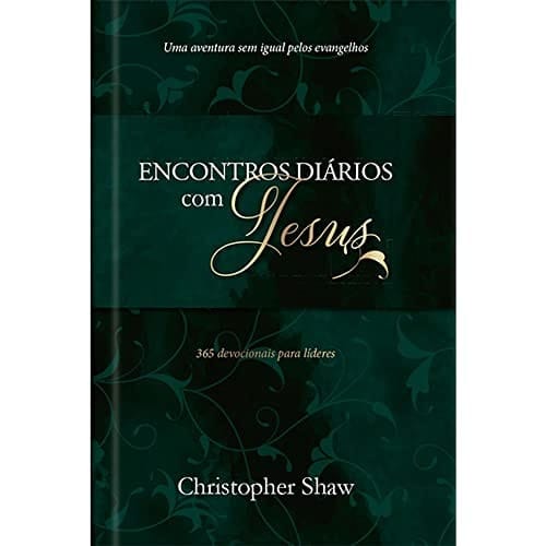 livro encontros diarios com jesus luxo