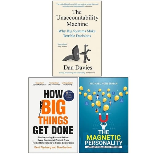 From Stress to Success, Right Kind of Wrong & How Big Things Get Done 3 Books Collection Set