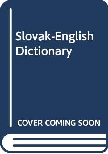 Slovak-English dictionary