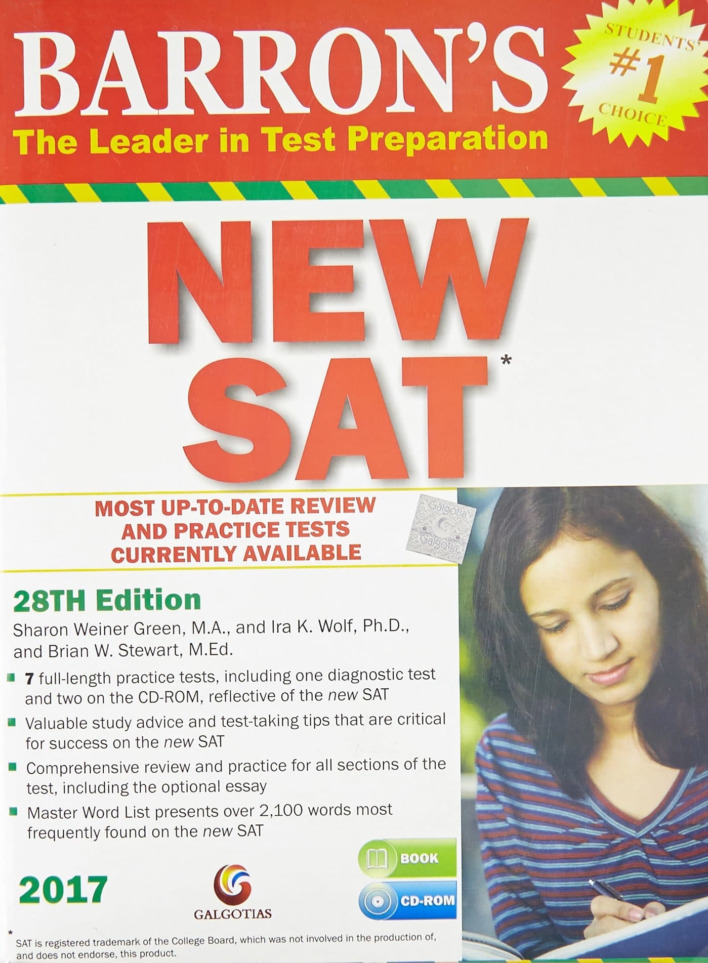 Barrons NEW SAT 28th ed. - 2017