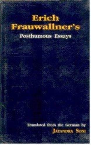 Erich Frauwallner's posthumous essays