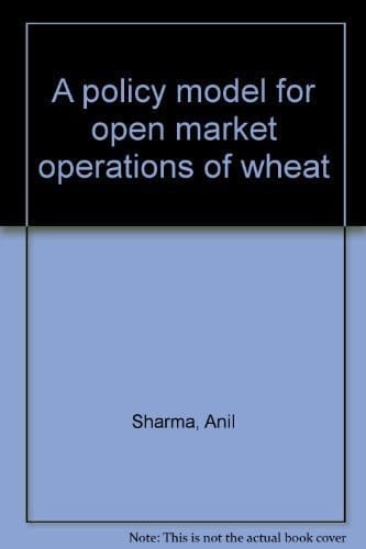A policy model for open market operations of wheat