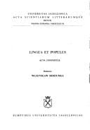 Language and nation: Material from a symposium (Prace polonijne)