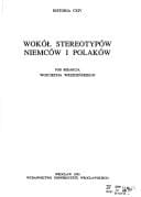 Wokół stereotypów Niemców i Polaków (Acta Universitatis Wratislaviensis) (Polish Edition)