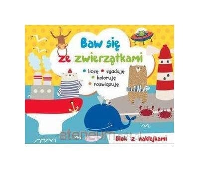 Baw się ze zwierzątkami liczę, zgaduję, koloruję, rozwiązuję