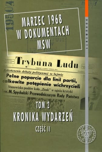 Marzec 1968 w dokumentach MSW