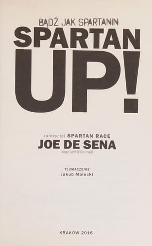 Spartan up! bądź jak Spartanin