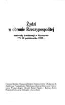 Żydzi w obronie Rzeczypospolitej: Materiały konferencji w Warszawie 17. i 18. października 1993 r (Polish Edition)