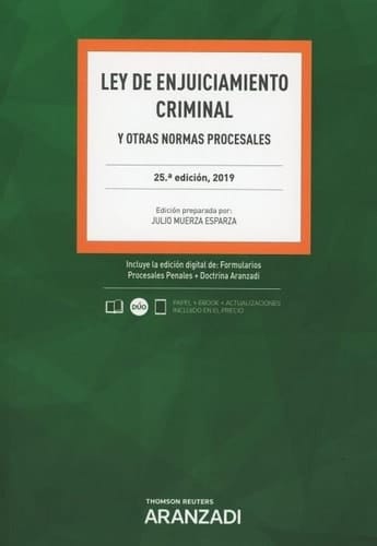 Ley de Enjuiciamiento Criminal (Papel + e-book): y otras normas procesales