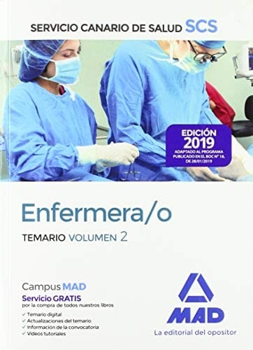 Enfermera/o del Servicio Canario de Salud. Temario volumen 2 (Spanish Edition)