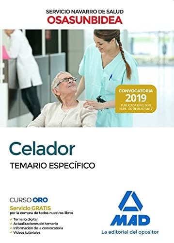 Celador del Servicio Navarro de Salud-Osasunbidea. Temario específico (Spanish Edition)
