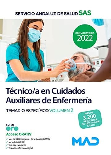 Técnico/a en Cuidados Auxiliares de Enfermería del Servicio Andaluz de Salud. Temario Específico Vol 2