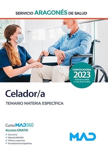 Celador del Servicio Aragonés de Salud (SALUD-Aragón). Temario Materia Específica