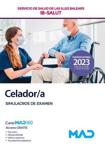 Celador/a del Servicio de Salud de las Illes Balears (IB-SALUT). Simulacros de examen