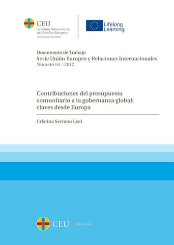 Contribuciones del presupuesto comunitario a la gobernanza global: claves desde Europa