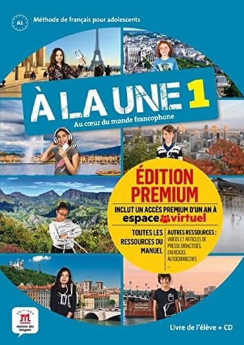 A la une 1 A1 Livre de l'élève