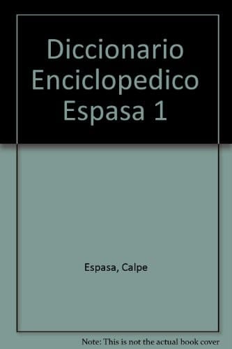 Diccionario Enciclopedco Espasa
