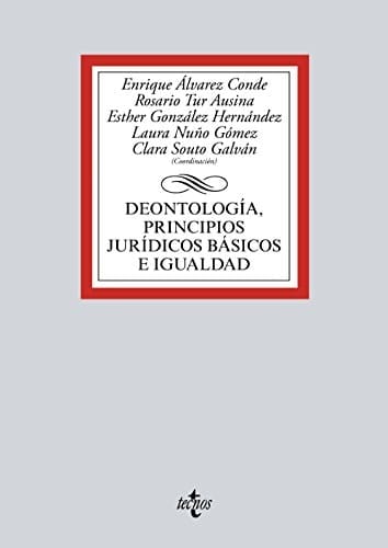 Deontología, principios jurídicos básicos e igualdad