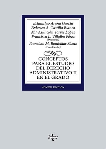 Conceptos para el estudio del Derecho administrativo II en el grado