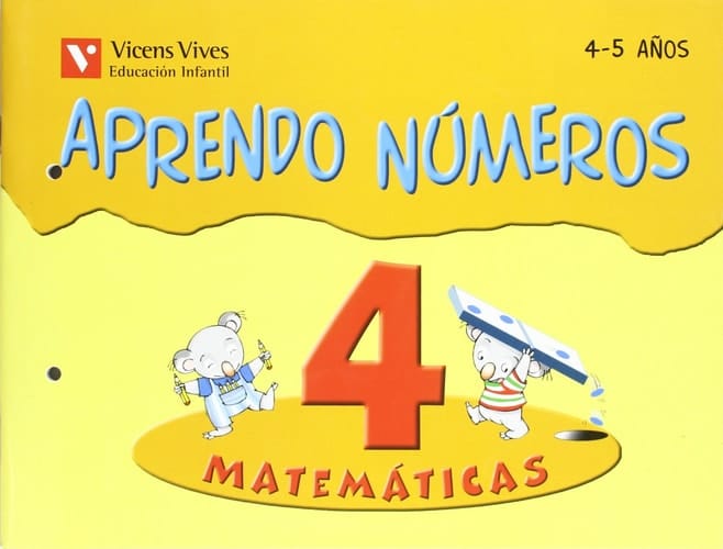 Aprendo Numeros Cuaderno 4 (4-5 Años)