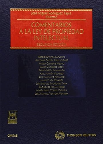 Comentarios a la ley de propiedad intelectual (texto refundido, Real Decreto Legislativo 1/1996, de 12 de abril )
