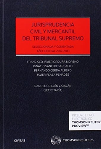 Jurisprudencia civil y mercantil del Tribunal Supremo seleccionada y comentada