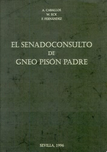 El senadoconsulto de Gneo Pisón padre