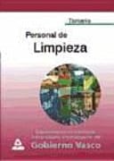 Personal de limpieza del departamento de educacion, universidades e investigacion del gobierno vasco. Temario